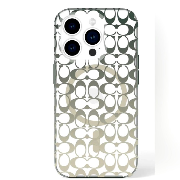 🍁2/$40 Coach Monogram 15 ProMax Phone Case, Mag Saf - Picture 1 of 6